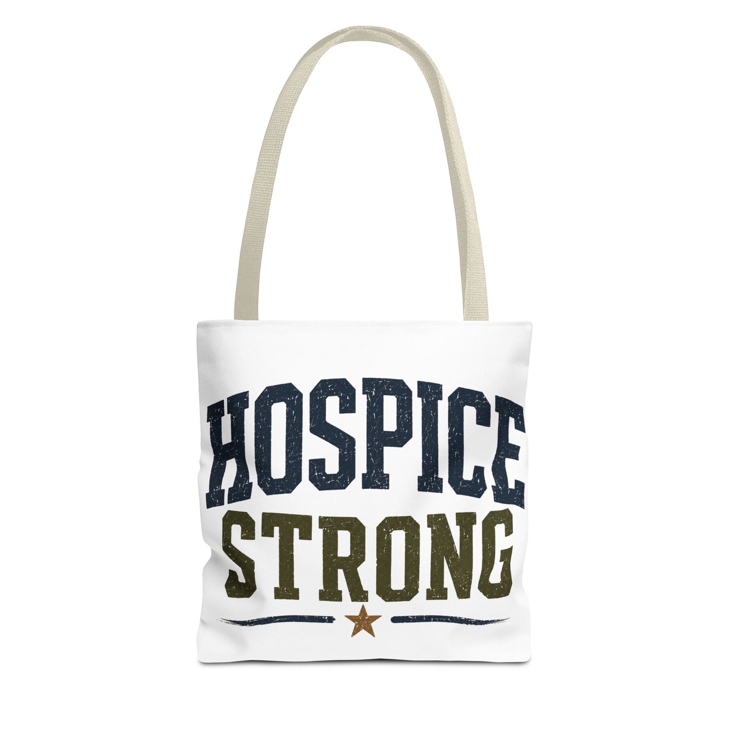 Hospice Strong Tote Bag — Support & Awareness Canvas Carryall