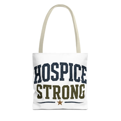 Hospice Strong Tote Bag — Support & Awareness Canvas Carryall