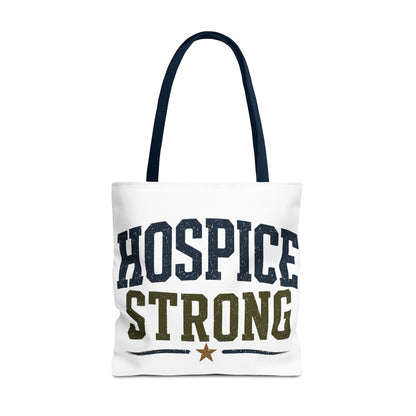 Hospice Strong Tote Bag — Support & Awareness Canvas Carryall