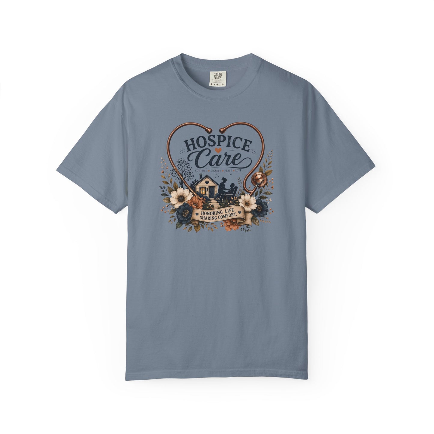 Hospice Care Heart T-Shirt — Compassionate Caregiver Tribute Tee