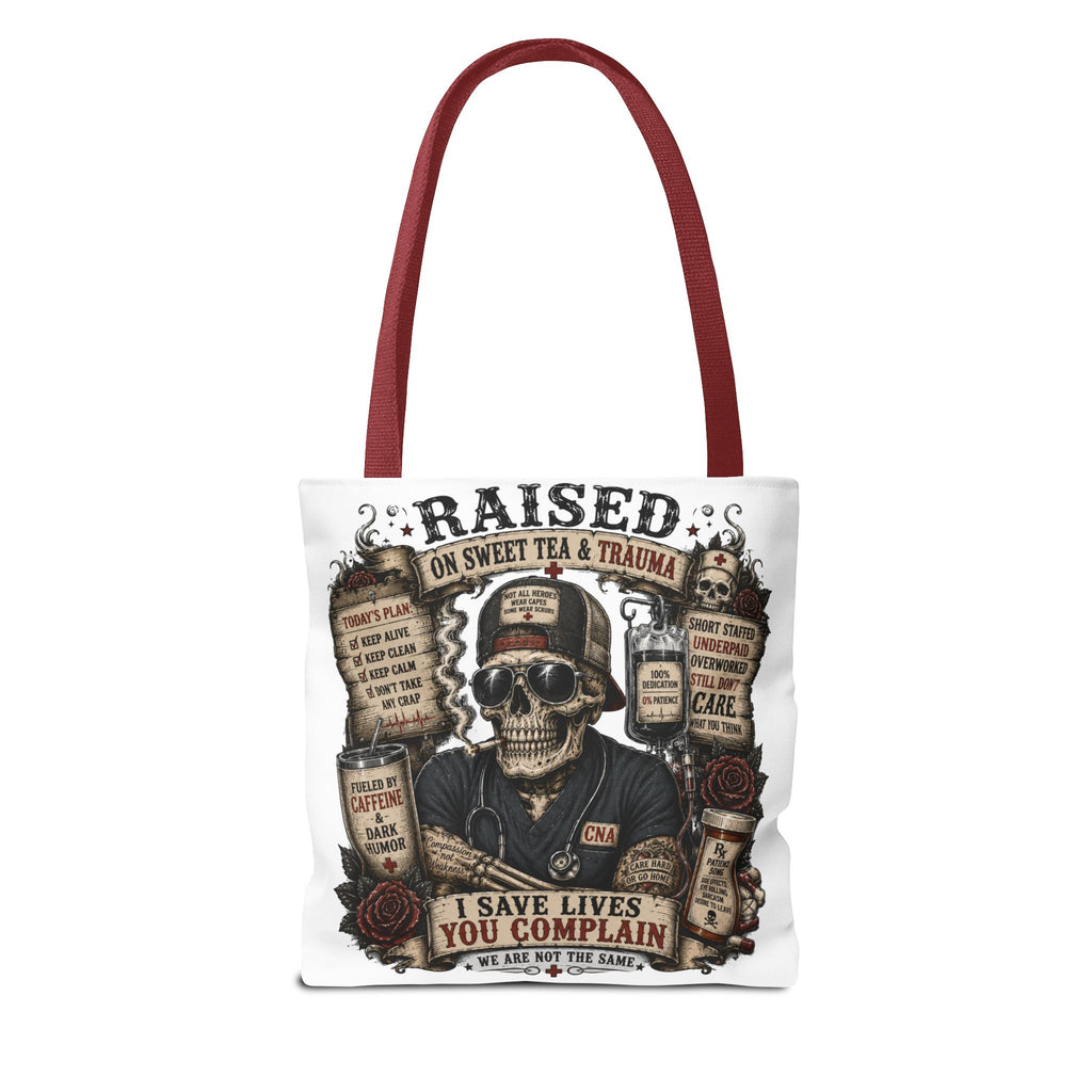 Tote — "Raised on Sweet Tea & Trauma"