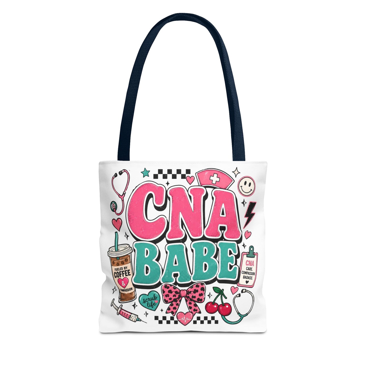 CNA Babe Tote Bag — Cute Nurse Aide Gift Tote for Caregivers