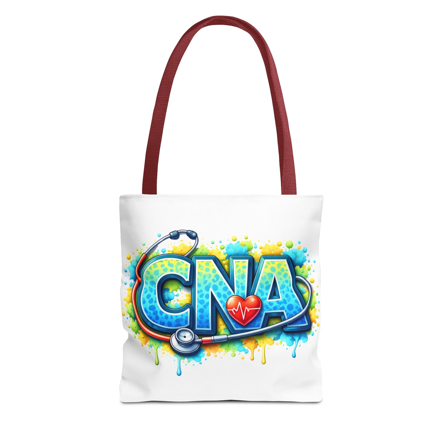 CNA Stethoscope Tote Bag – Colorful Healthcare Nurse Aide Gift