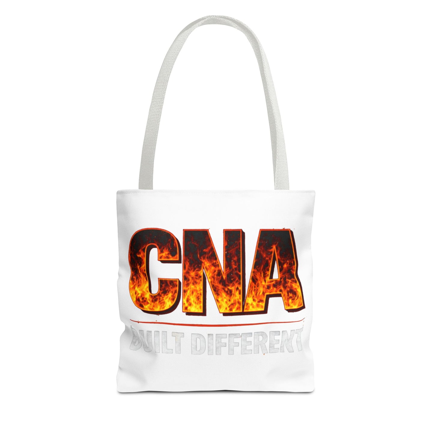 CNA Flame Graphic Tote Bag — Proud Certified Nursing Assistant Gift