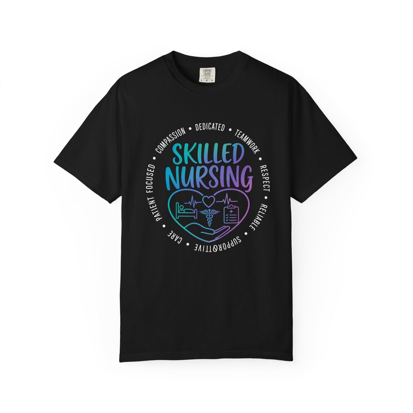 Skilled Nursing Heart Graphic T-Shirt — Nurse Appreciation Tee