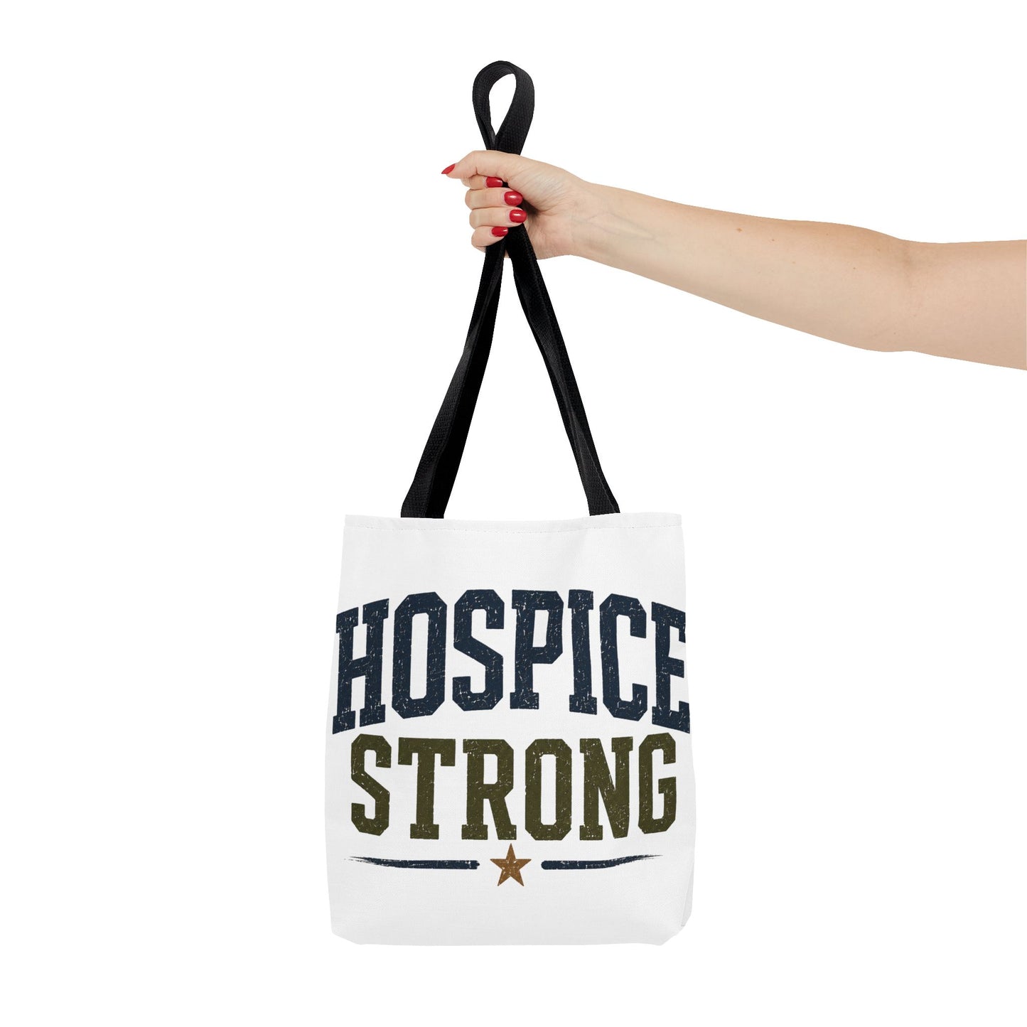 Hospice Strong Tote Bag — Support & Awareness Canvas Carryall