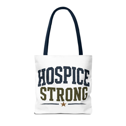 Hospice Strong Tote Bag — Support & Awareness Canvas Carryall
