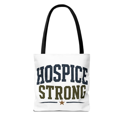 Hospice Strong Tote Bag — Support & Awareness Canvas Carryall