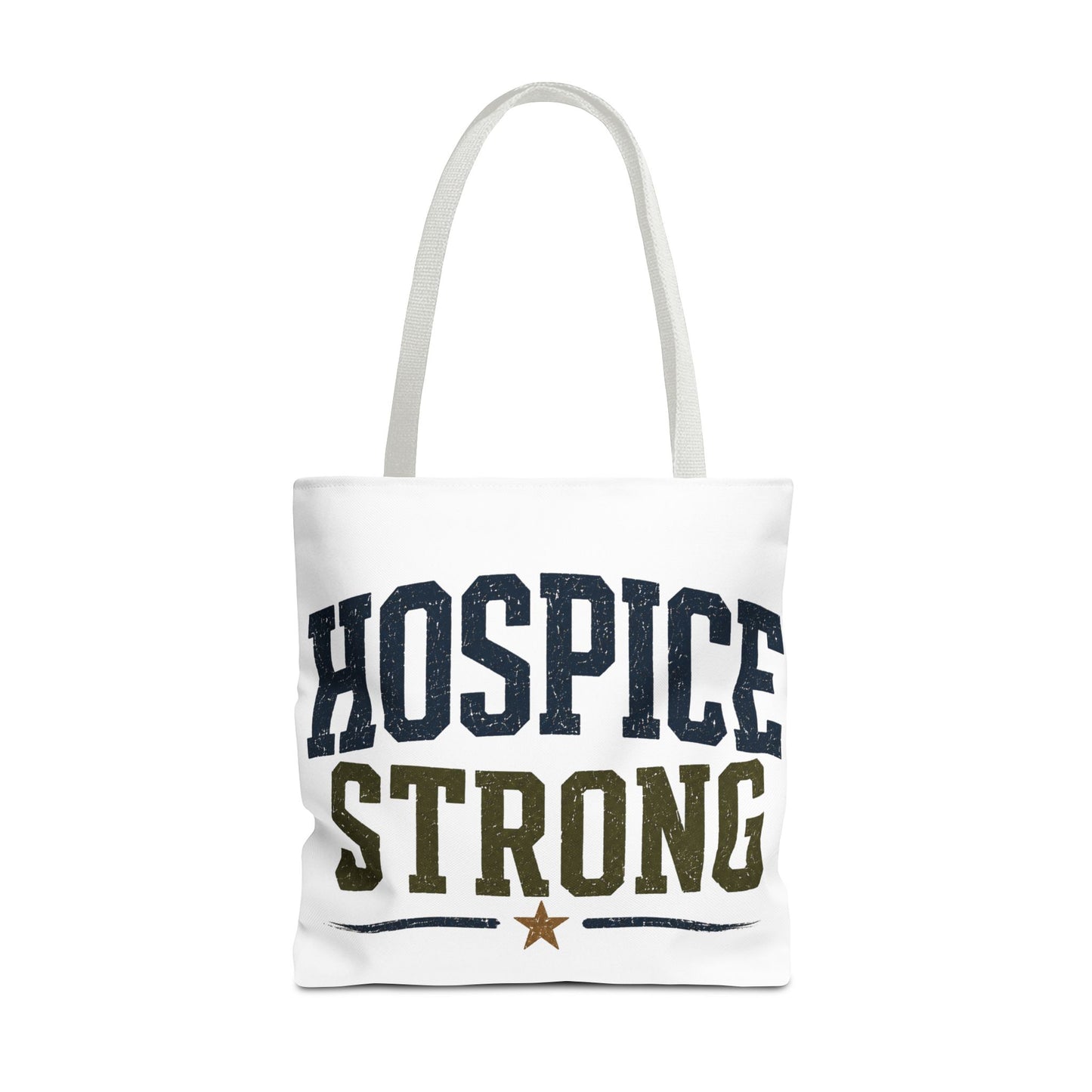 Hospice Strong Tote Bag — Support & Awareness Canvas Carryall