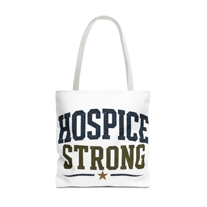 Hospice Strong Tote Bag — Support & Awareness Canvas Carryall