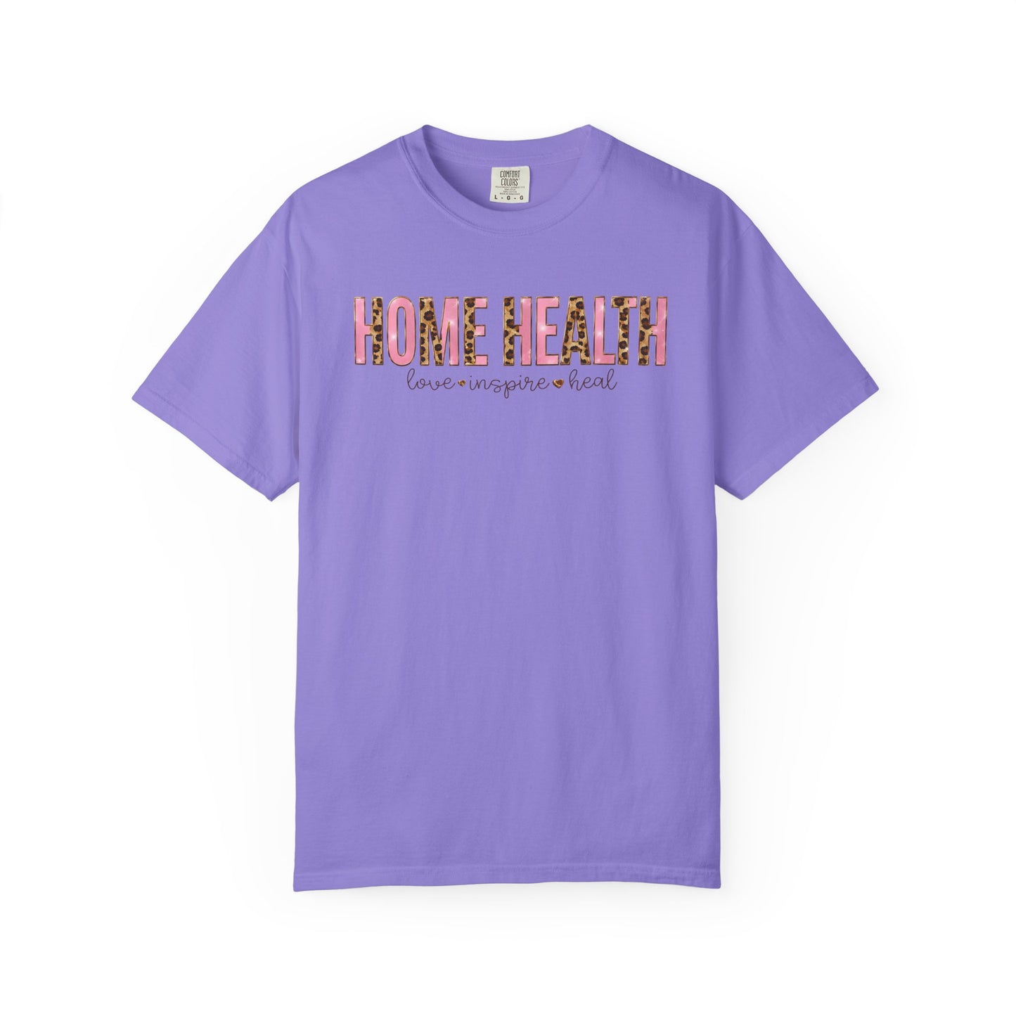 Home Health Floral T-Shirt — Caregiver Appreciation Tee