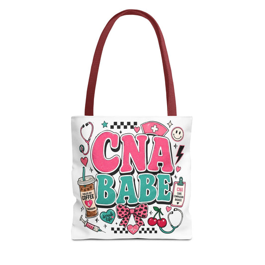 CNA Babe Tote Bag — Cute Nurse Aide Gift Tote for Caregivers