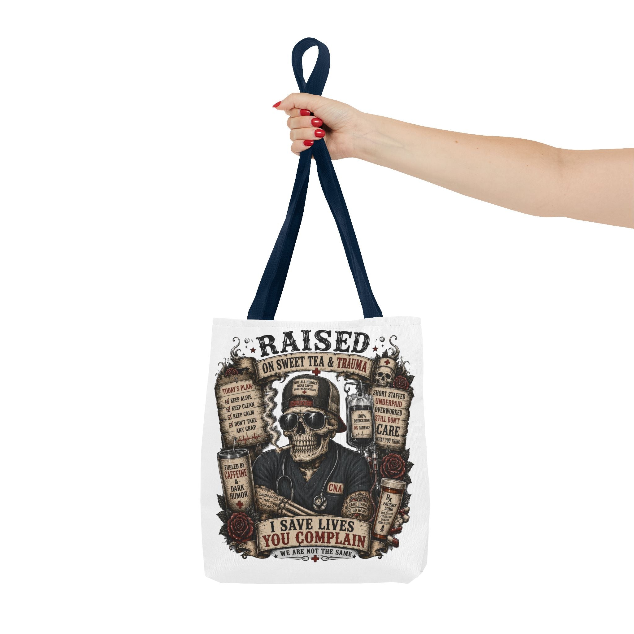 Tote — "Raised on Sweet Tea & Trauma"