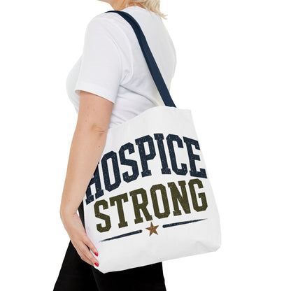 Hospice Strong Tote Bag — Support & Awareness Canvas Carryall