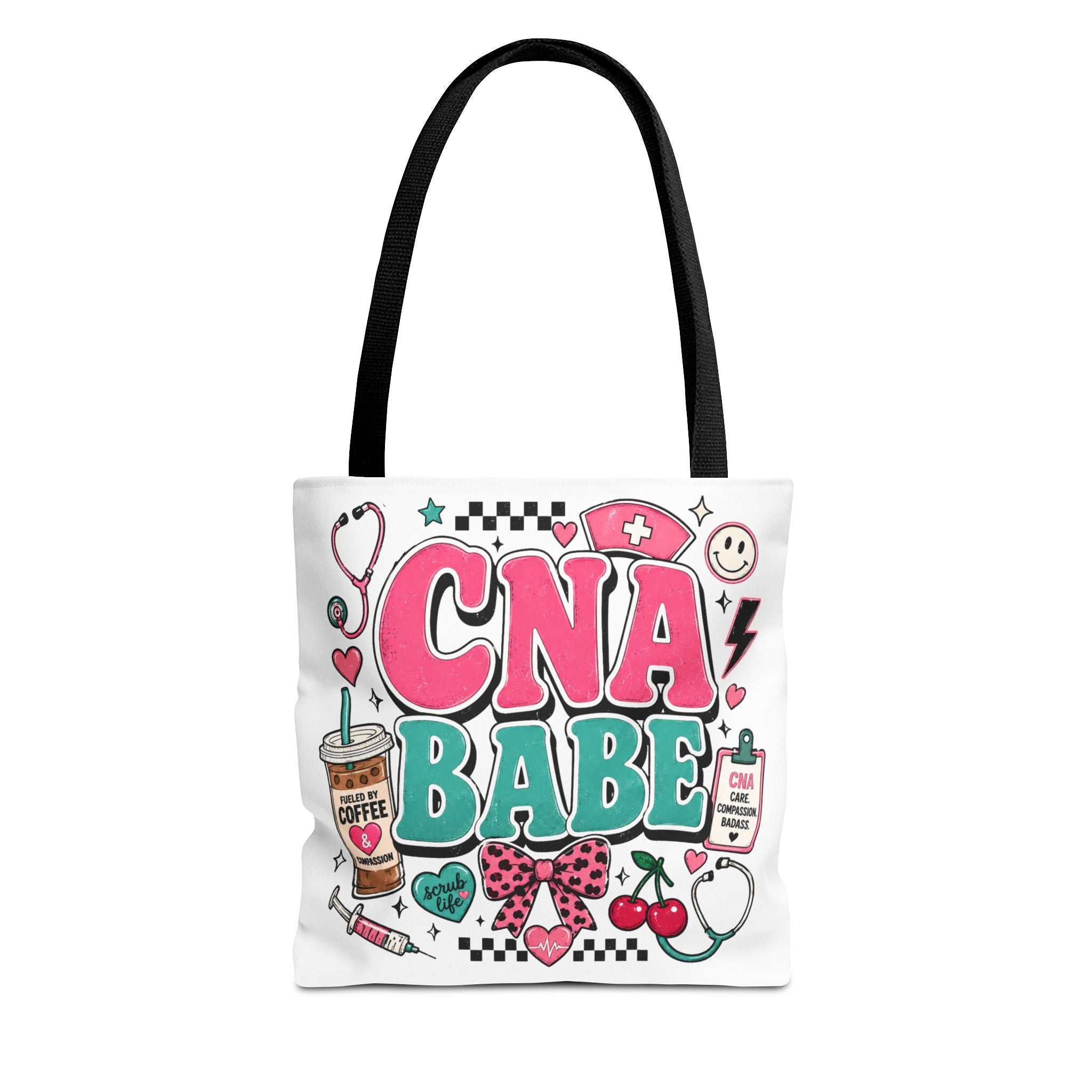 CNA Babe Tote Bag — Cute Nurse Aide Gift Tote for Caregivers