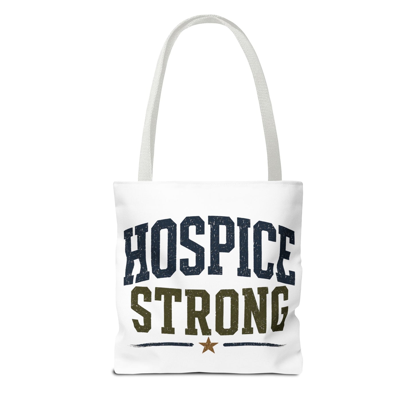 Hospice Strong Tote Bag — Support & Awareness Canvas Carryall