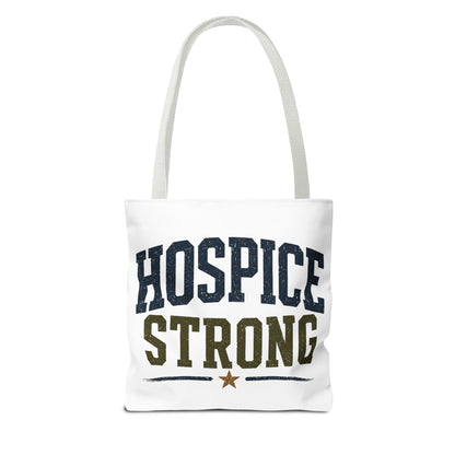 Hospice Strong Tote Bag — Support & Awareness Canvas Carryall