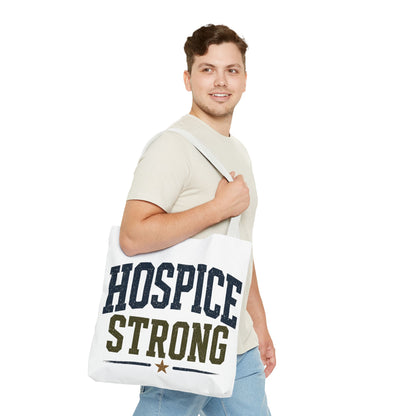 Hospice Strong Tote Bag — Support & Awareness Canvas Carryall