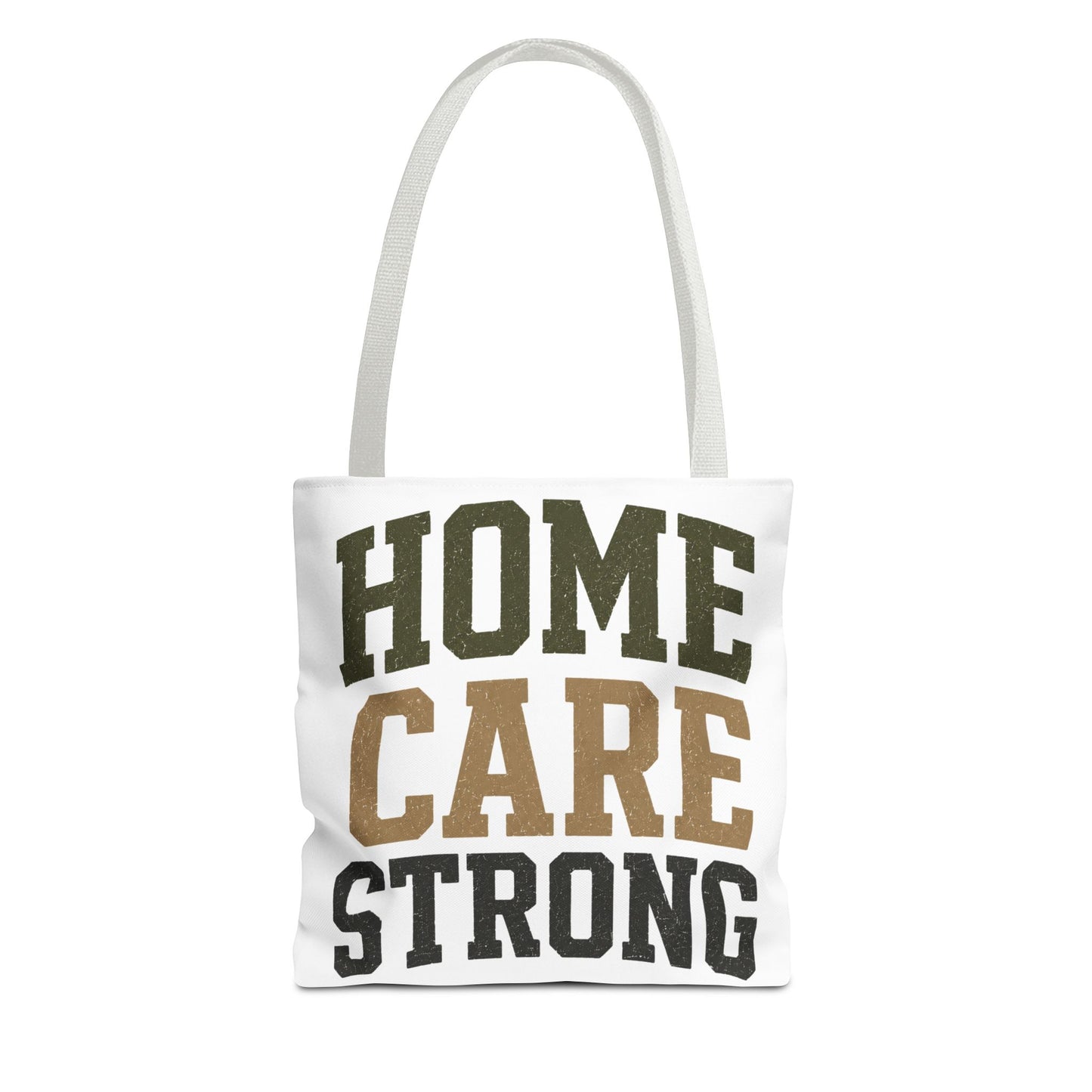 Home Care Strong Tote Bag — Durable AOP Shopper for Caregivers & Nurses