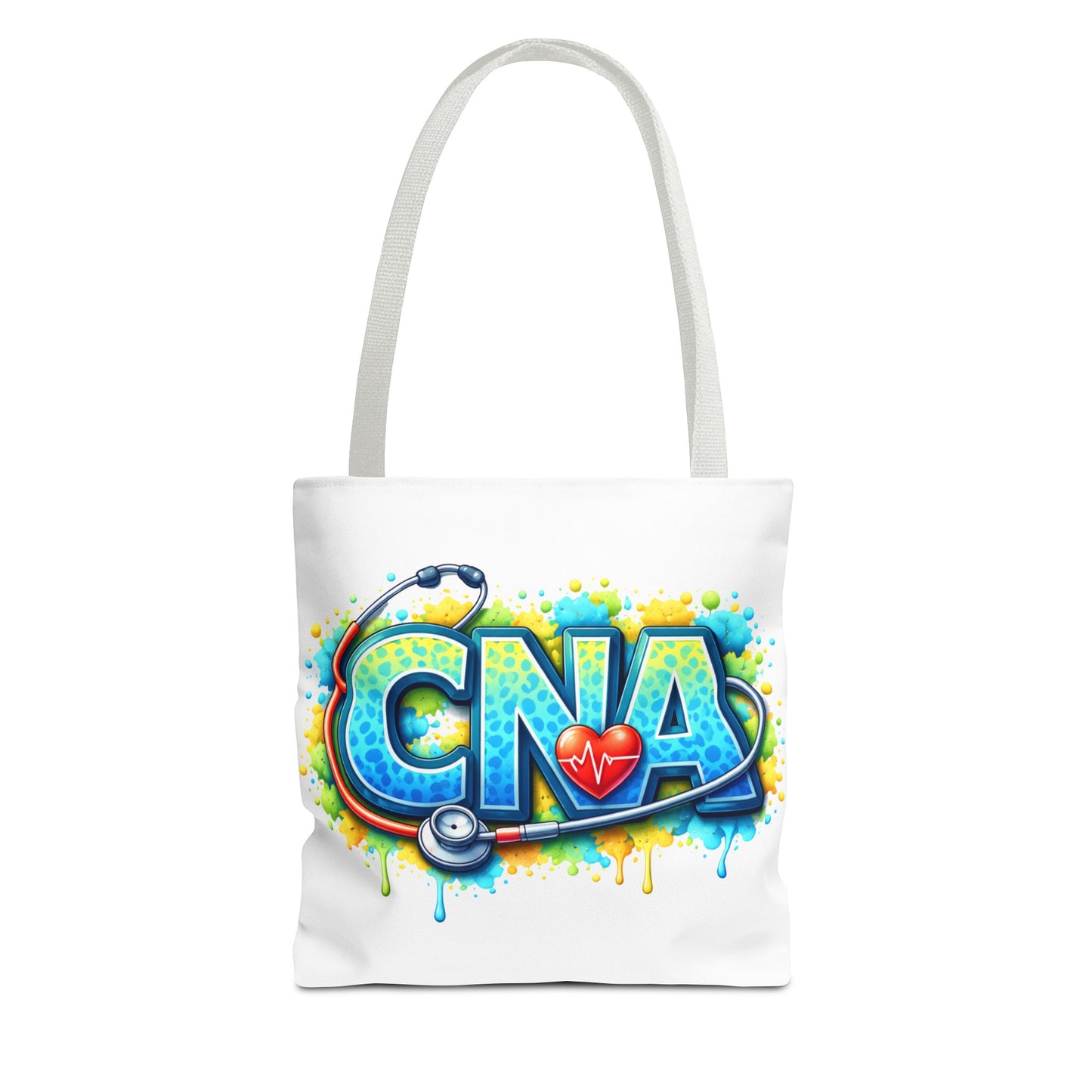 CNA Stethoscope Tote Bag – Colorful Healthcare Nurse Aide Gift