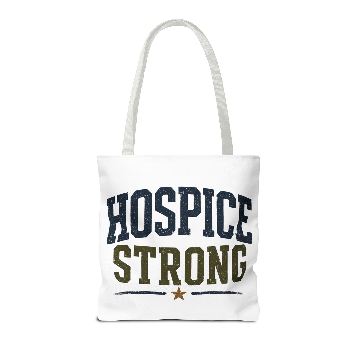 Hospice Strong Tote Bag — Support & Awareness Canvas Carryall