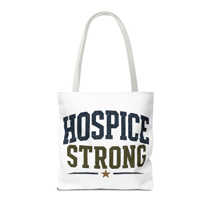Hospice Strong Tote Bag — Support & Awareness Canvas Carryall