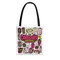 Caregiver Tote Bag – “Caregiver: We All Heroes Wear Capes (Some Wear Scrubs)”
