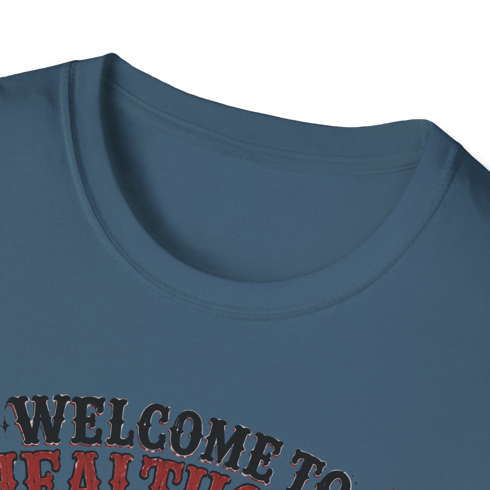 T-Shirt — “Welcome to Healthcare: Where Sleep Is Optional Skull Graphic Tee