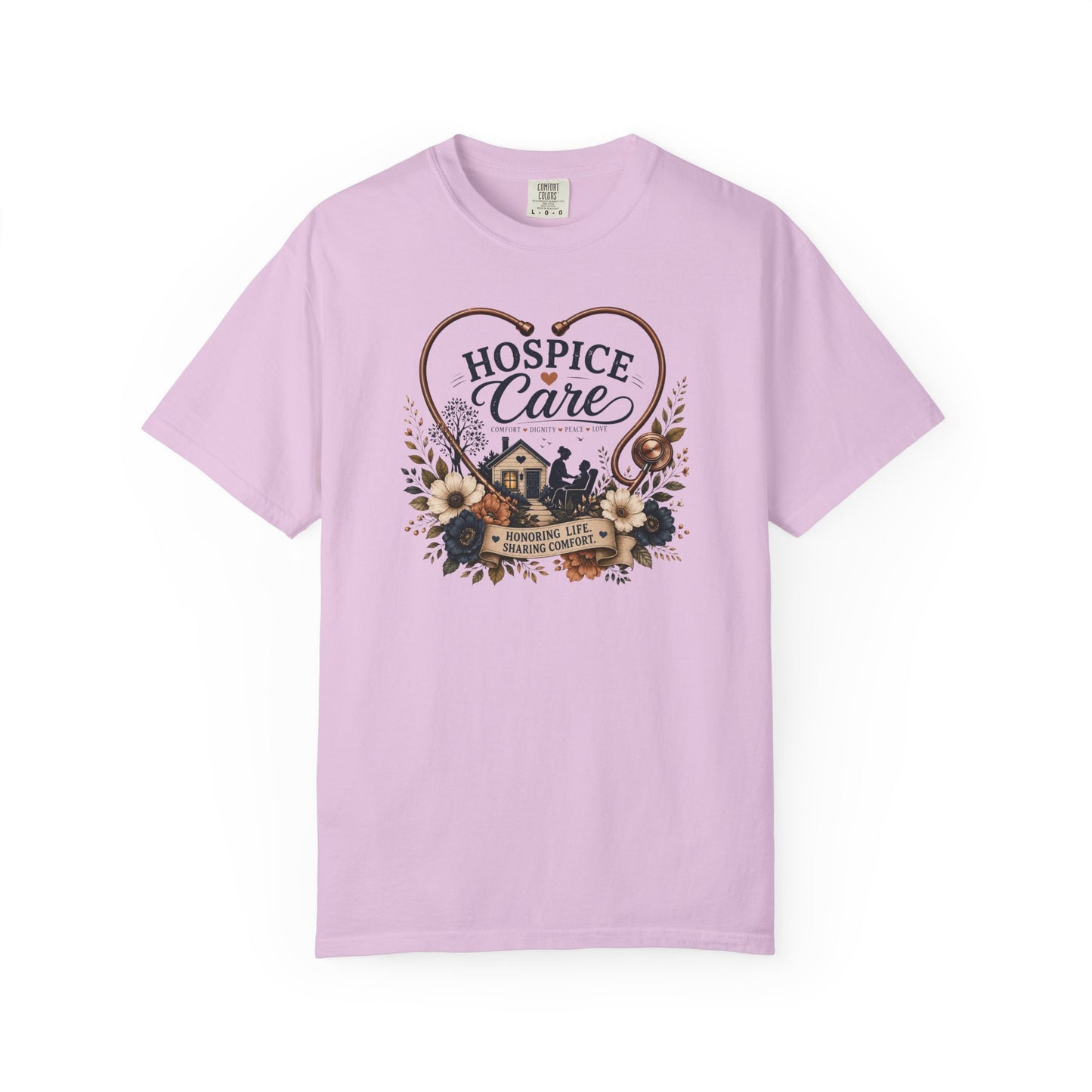 Hospice Care Heart T-Shirt — Compassionate Caregiver Tribute Tee