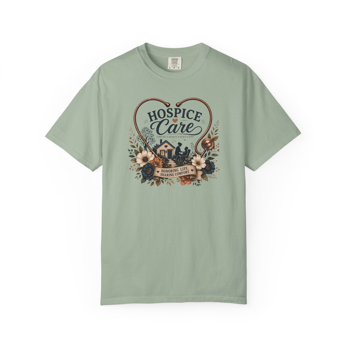Hospice Care Heart T-Shirt — Compassionate Caregiver Tribute Tee