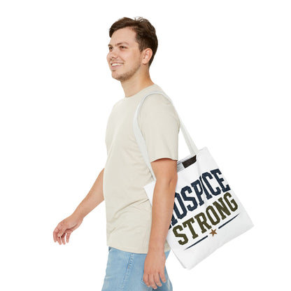 Hospice Strong Tote Bag — Support & Awareness Canvas Carryall